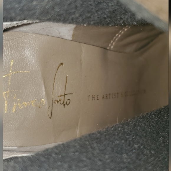 Franco Sarto Size 8, 3 Inch Heeled Ankle Bootie, Tan/ Light Brown - Picture 4 of 7